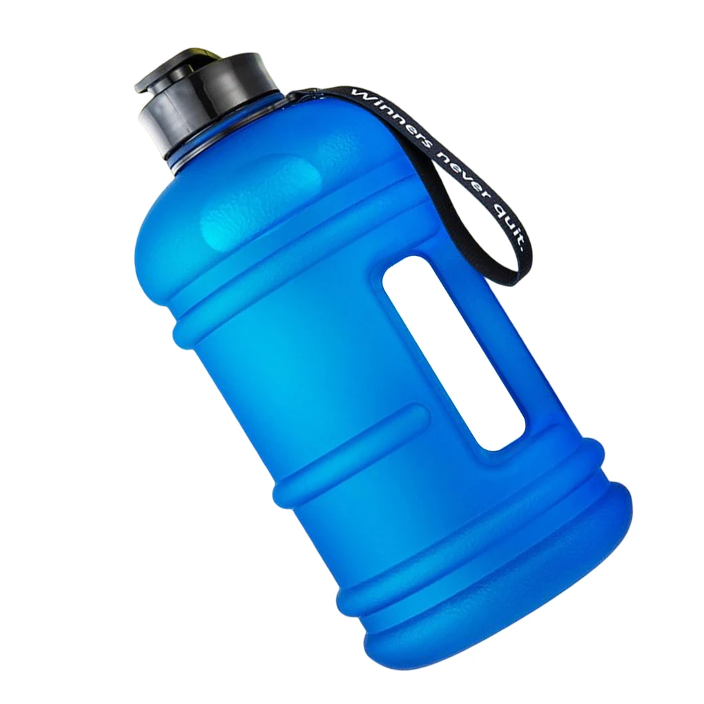 

2200ml Large Capacity Water Bottle Camping Portable Drink Kettle Office School Reusable Beverage Container Drinkware Black