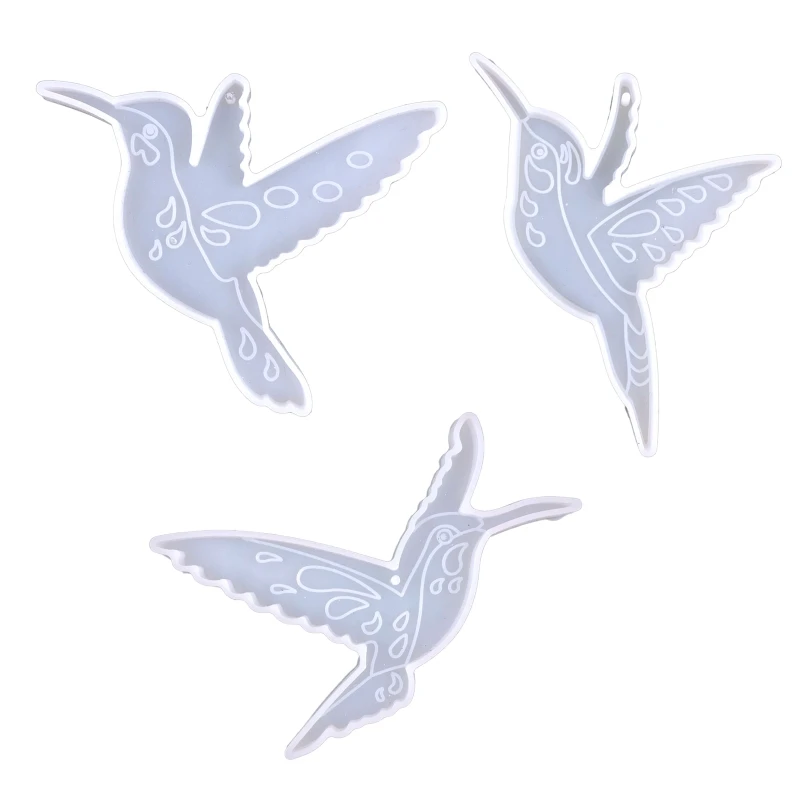 

Resin Casting Silicone Mold Hummingbird Keychain Pendant Jewelry Mould DIY