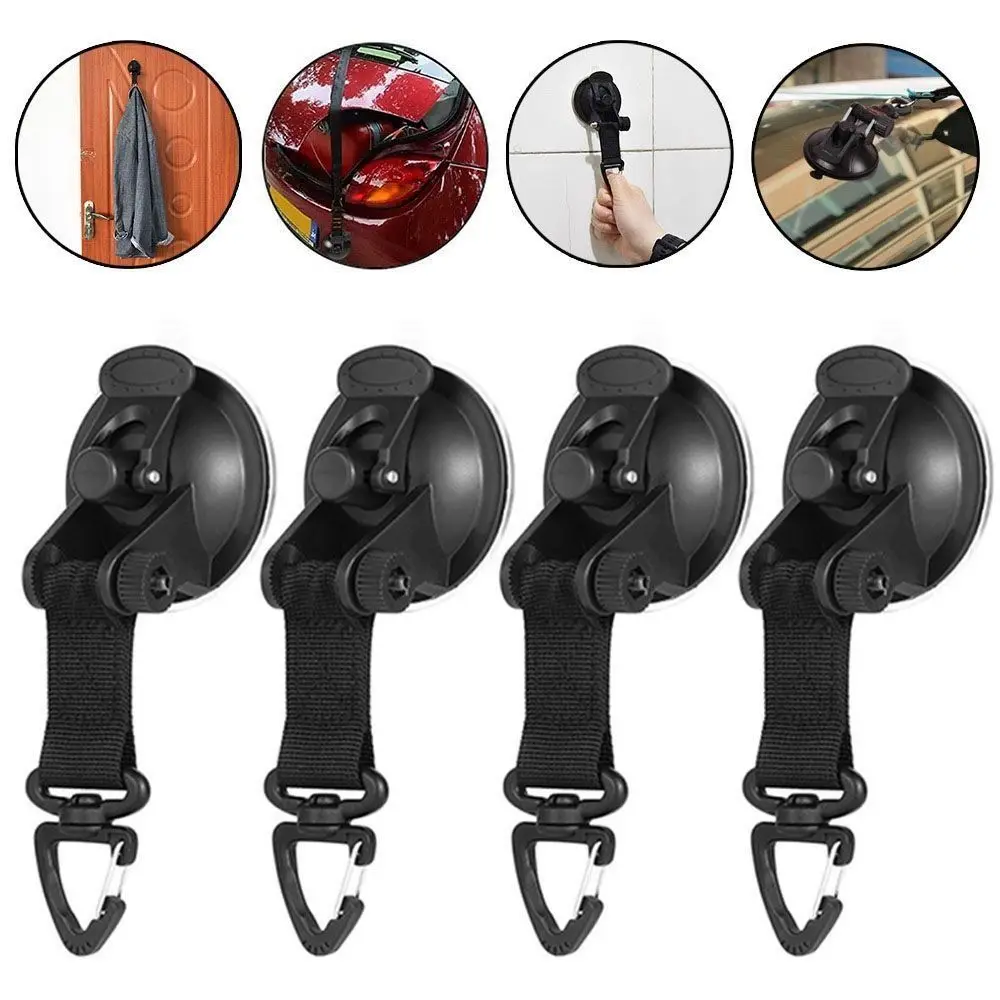 

Camping Tents Suction Cup New Universal Heavy Duty Suction Cup Hook High Quality Car Awning Tie Downs With Hooks Lock Outdoor