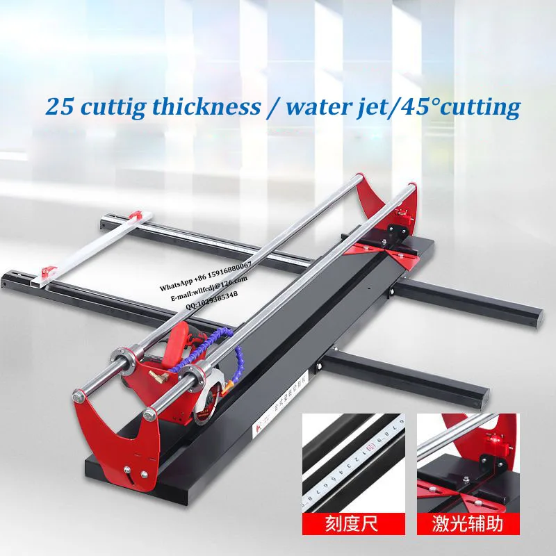 2300W Multifunctional Dust-free Tile Cutter Push knife Infrared Laser Edging 45 Degree Chamfering 800-1200mm
