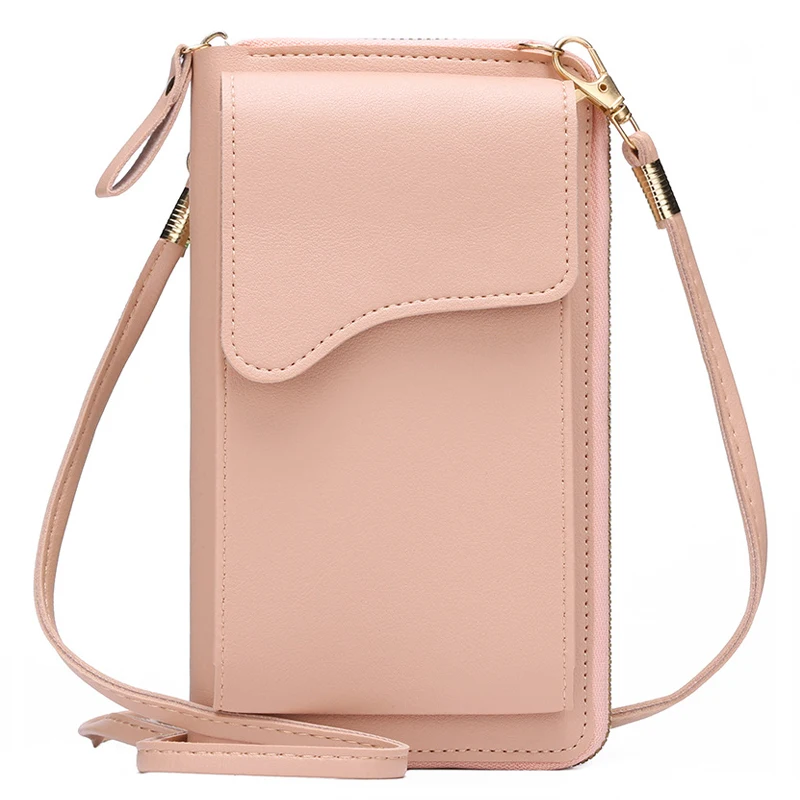 

Women's Small Crossbody Shoulder Bags PU Leather Female Cell Phone Pocket Bag Ladies Purse Card Clutches Wallet Messenger Bags