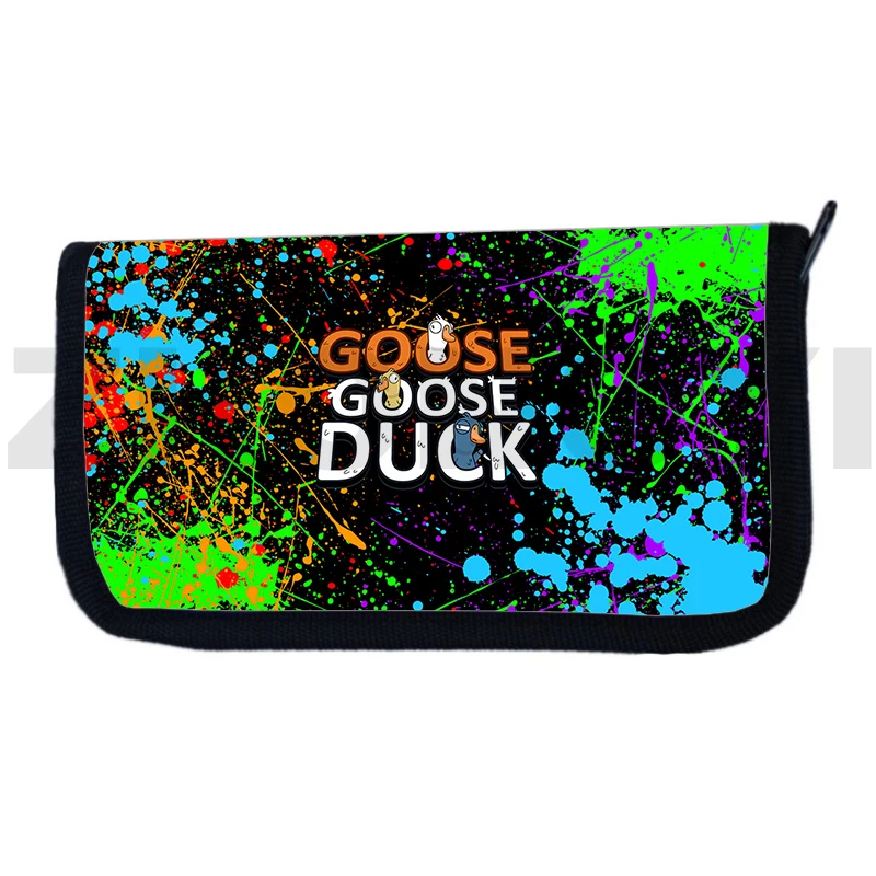Лидер продаж кошельки из гусиной утки с 3D рисунком мультфильма Женский кошелек
