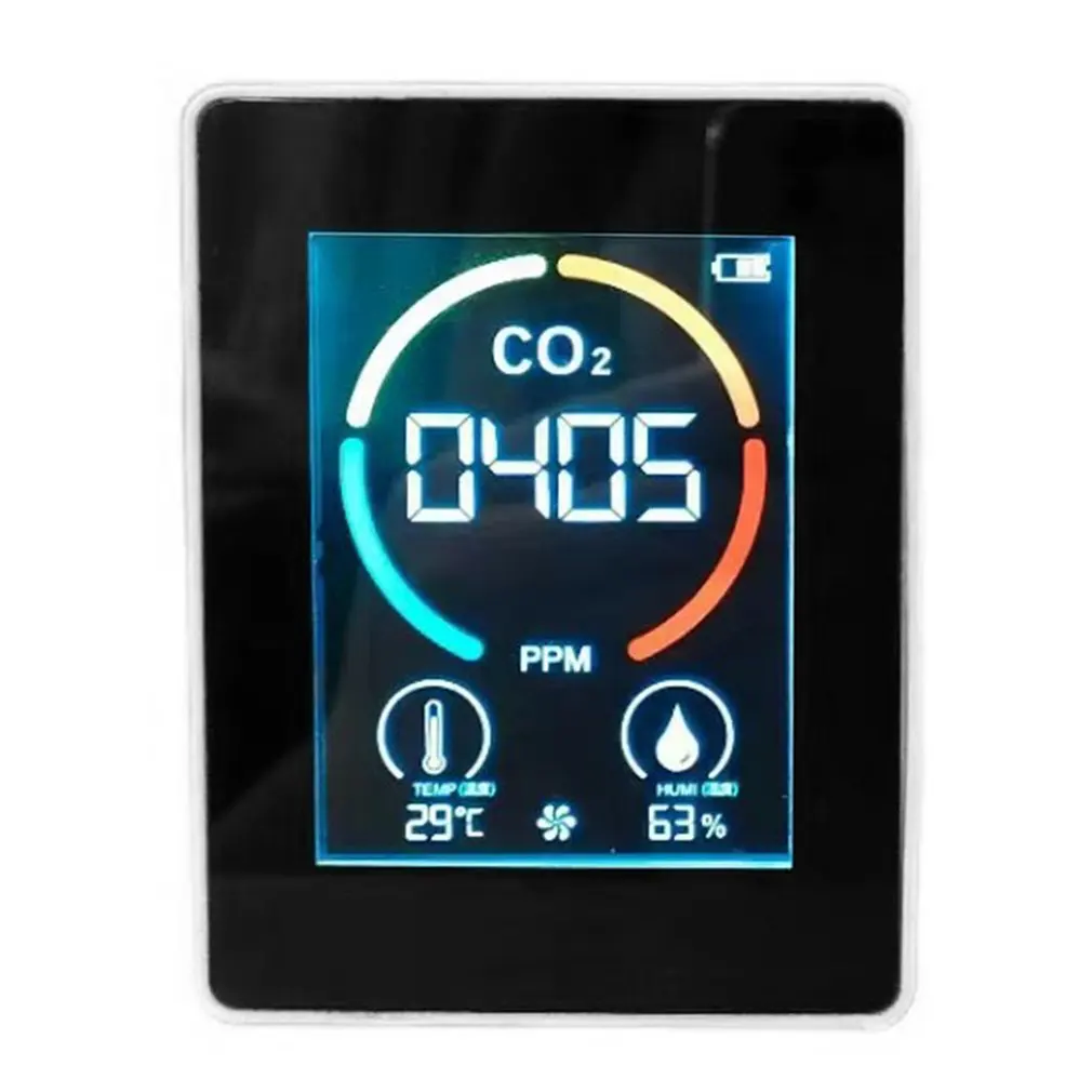 

Многофункциональный цифровой измеритель CO2 5 в 1, тестер с датчиком температуры и влажности, датчик качества воздуха, детектор угарного газа ...