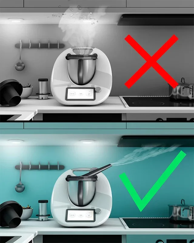 Аксессуары для парового переключателя Thermomix TM5 TM6 паровой дренаж защита от ожогов