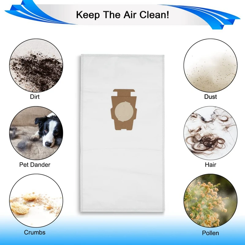 Пылесборники для пылесоса Kirby Sentria G7E/G10/G10E/G5/G6/KY10/MK2/MK3 205811 205814 10 шт.