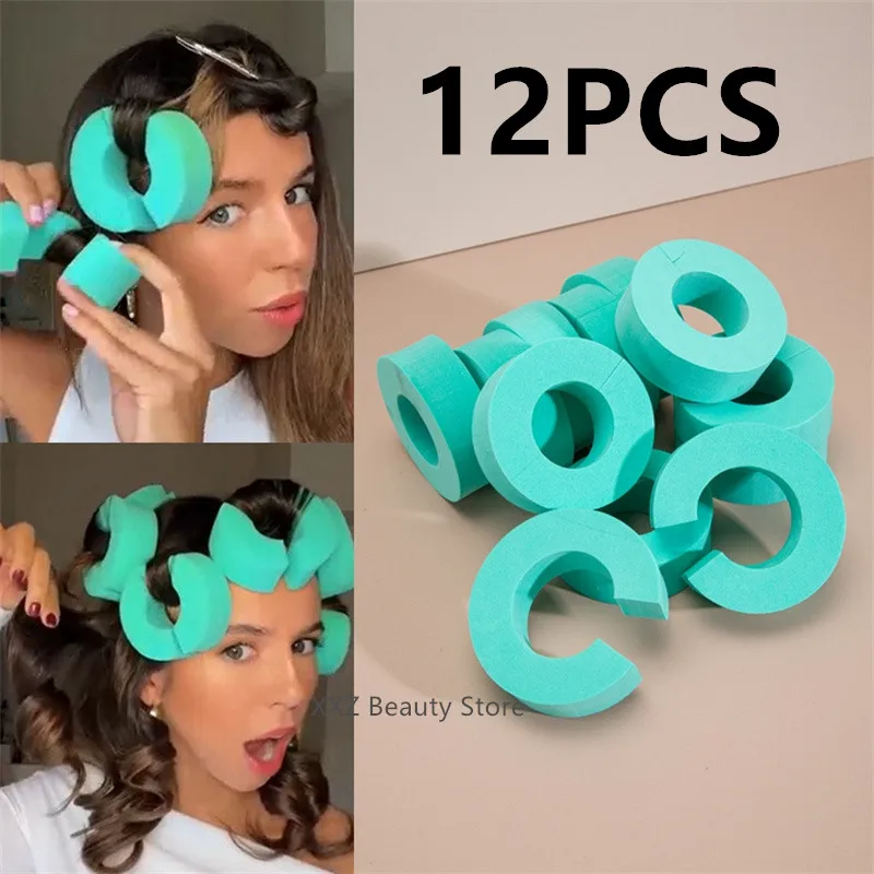 12 шт. Плойка для завивки волос без тепла