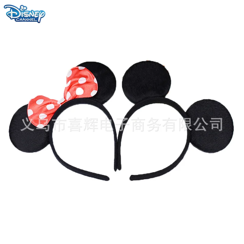 Повязка на голову с ушками Микки и Минни из мультфильма |