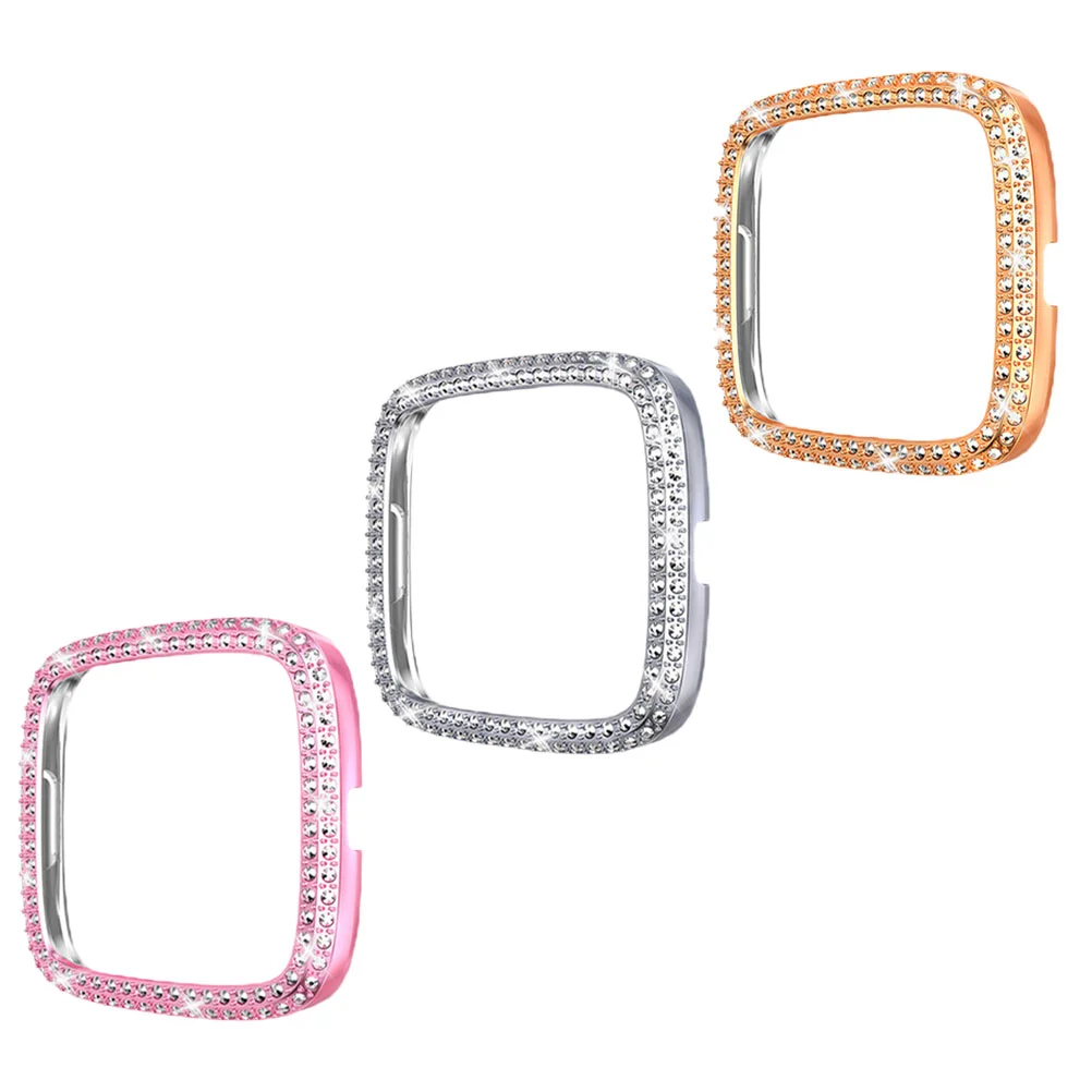 

3 Pcs Watch Case Protective Cover Bling Accessories Bumper Miss Table Protector