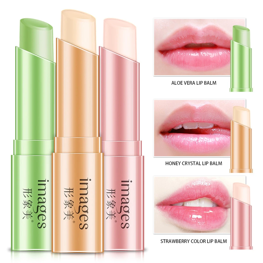 

Moisturizing Lip Balm Aloe Honey Natural Lip Gloss Color Changing Lipstick Long Lasting Nourish Lip Care Makeup