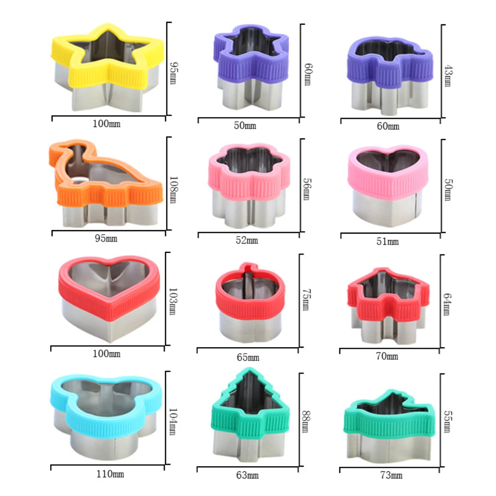 Набор сэндвич-резаков для детей металлические формочки печенья в форме животных