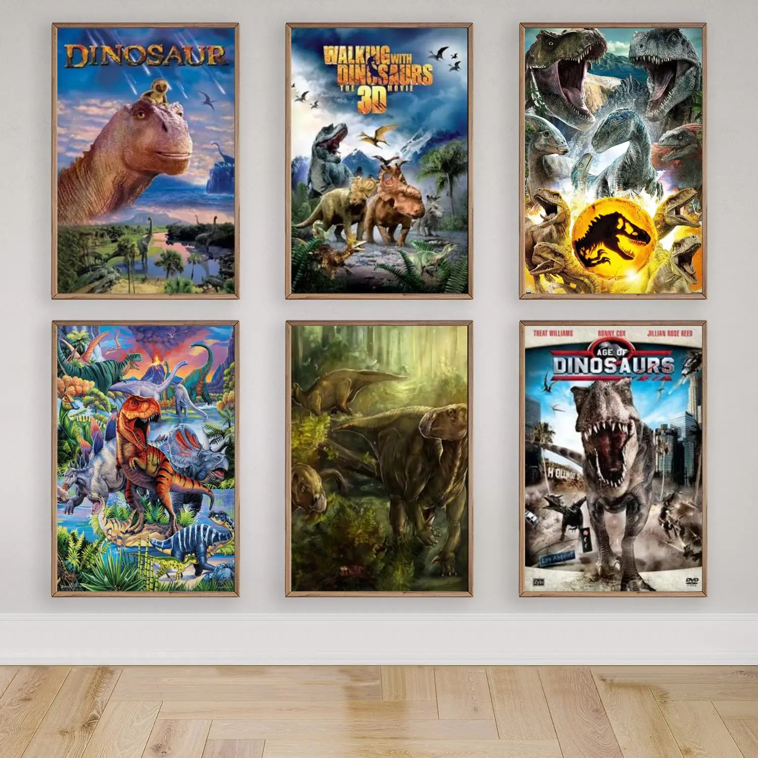 Органайзер динозавра холст художественный постер и настенное искусство картина