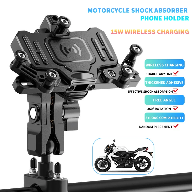 Motorcycle Mobile Phone Holder Wireless Chargingfor  For Yamaha XJ6 XJ 6 DIVERSION Accesorios Bracke