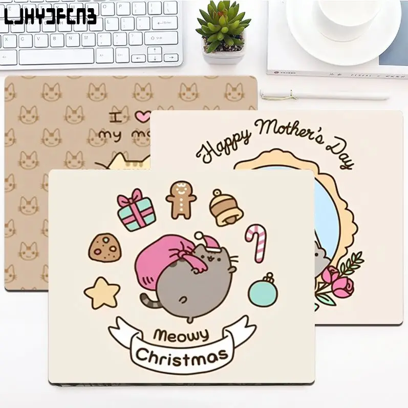 

LJHYDFCNB Ppus-heenns Mousepad Small Office Computer Desk Mat Table Big Mouse Pad Laptop Cushion Non-slip Deskpad Home Decor