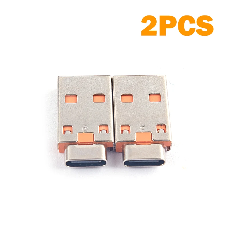 

2 шт., Переходник USB Type-C (папа)
