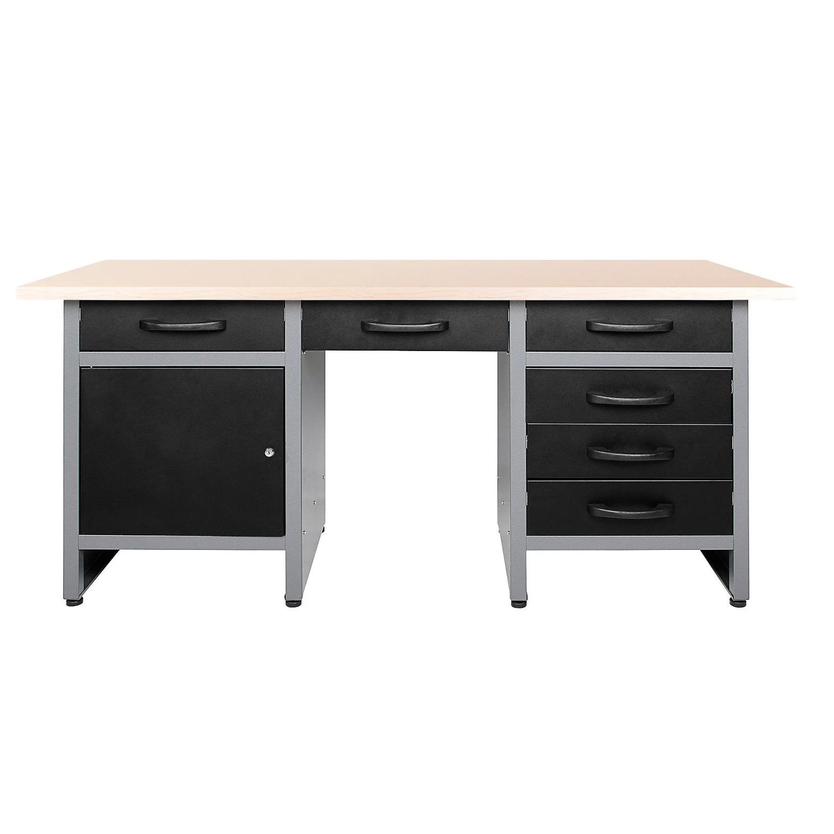 

JZD factory metal Work Table garage storage Workbench toolbox Tool Bench Workshop Organizer tool cabinet
