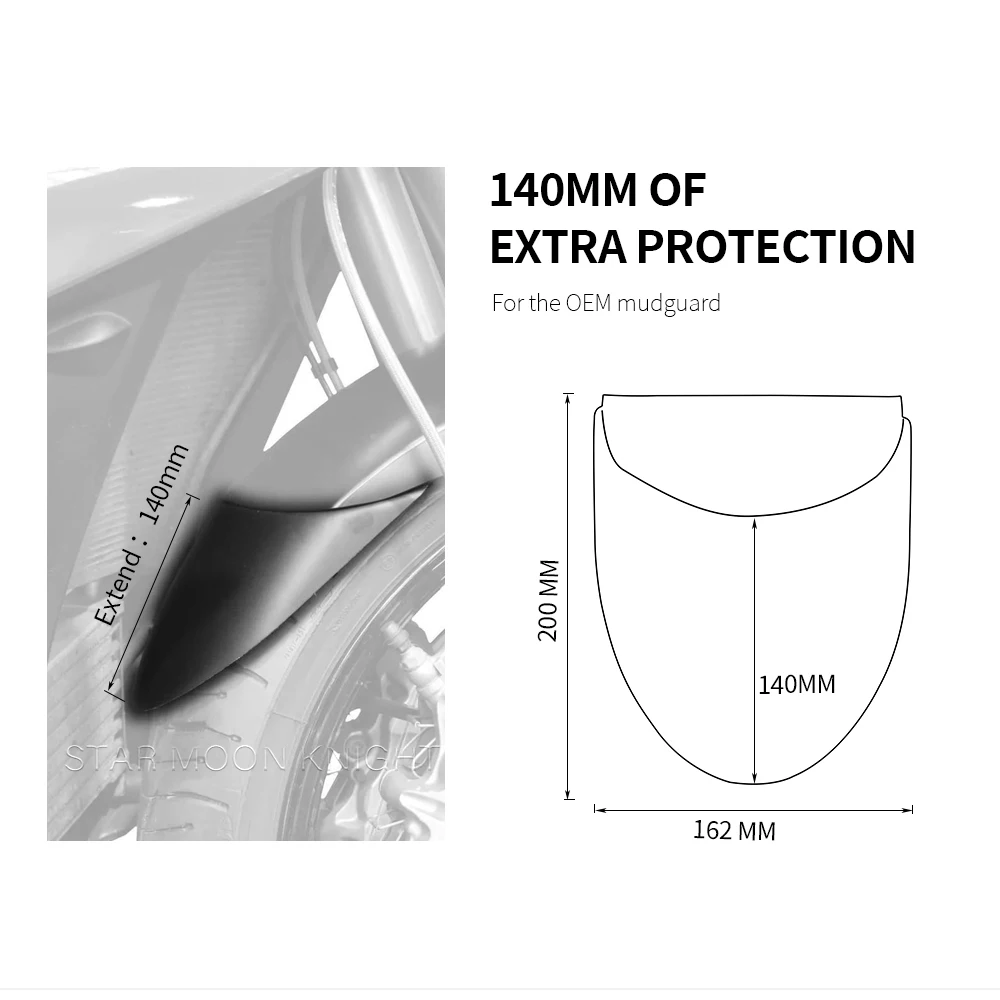 Удлинитель переднего крыла брызговик защита для шин BMW S1000RR 2019- S1000R M1000RR S 1000 R RR S1000