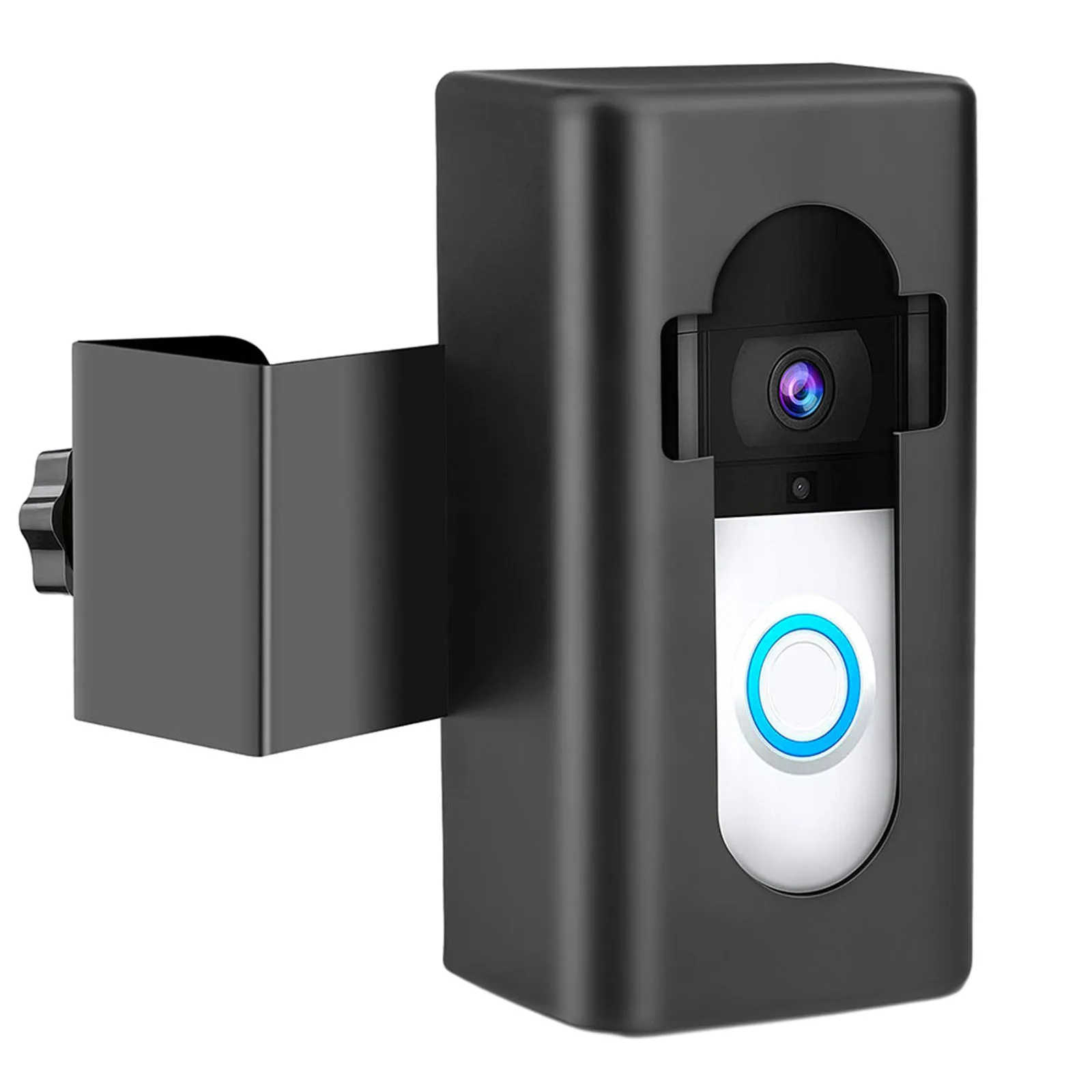 

Video Doorbell Foldable Mount For Apartment Rental Dorm Anti-theft Video Doorbell Mount No Drill Doorbell Camera Bracket