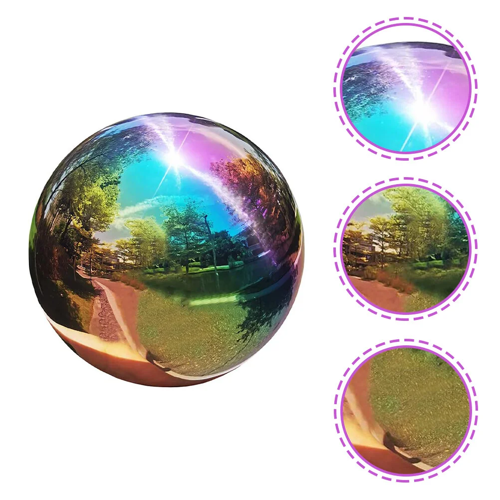 

Garden Anti-wide Ball Stainless Steel Ornaments Decor Balls Reflective Mirror Glassations
