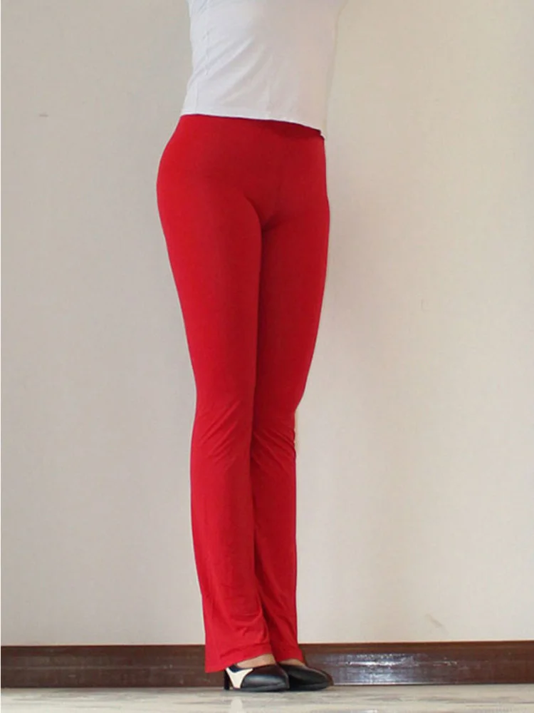 

Тонкие экзотические сетчатые кружевные красные розовые расклешенные брюки TVVOVVIN Горячие пикантные женские корейские брюки для косплея бол...