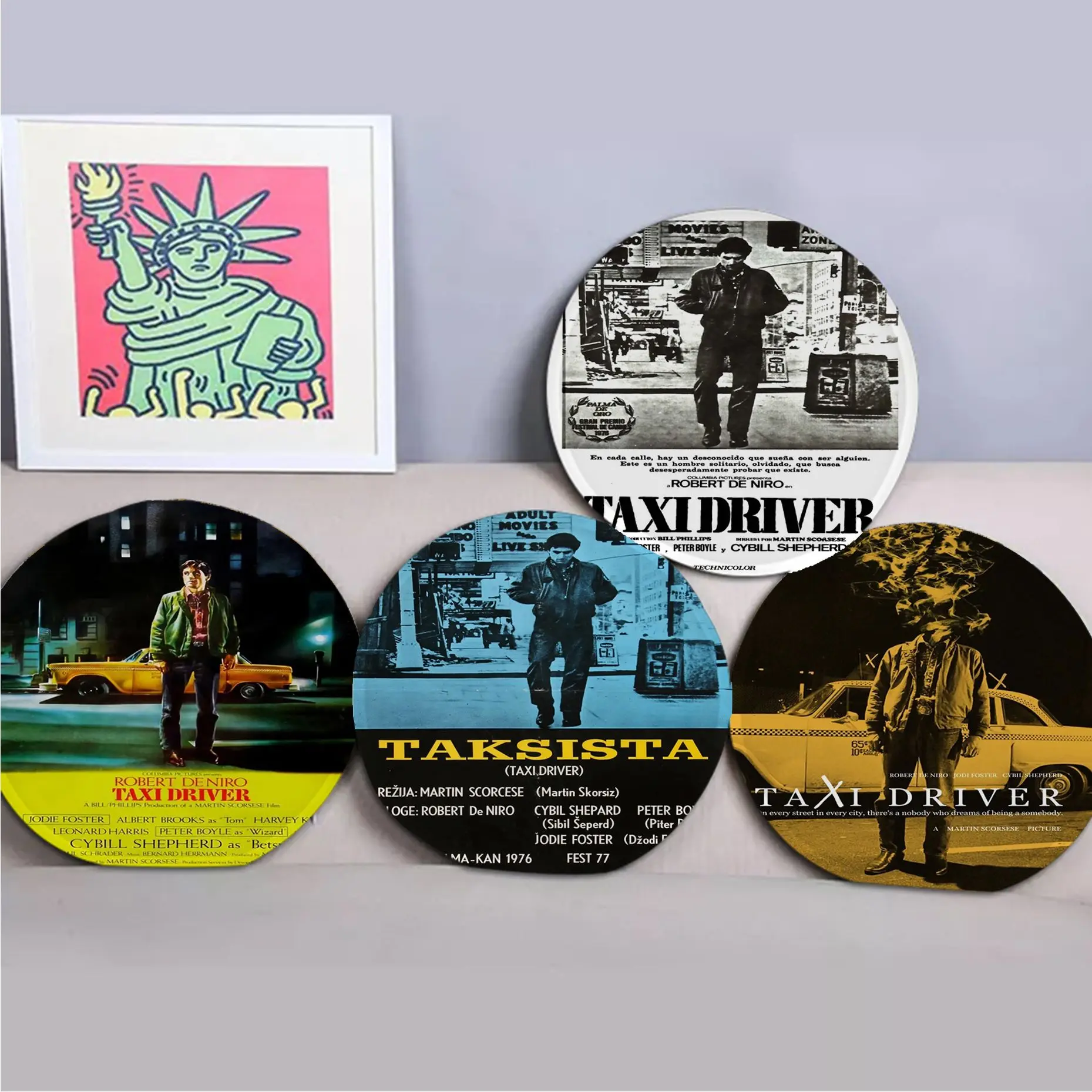 

Movie Taxi Driver Tie Rope Sofa Mat Dining Room Table Chair Cushions Unisex Fashion Anti-slip Chair Cushions