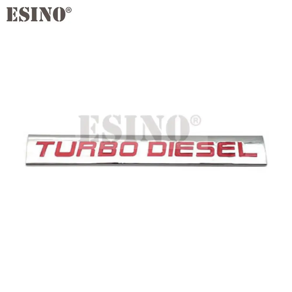 

Автомобильный Стайлинг Turbo Diesel 3D металлический сплав клейкая эмблема задний багажник наклейка для кузова автомобиля Наклейка автомобильный аксессуар