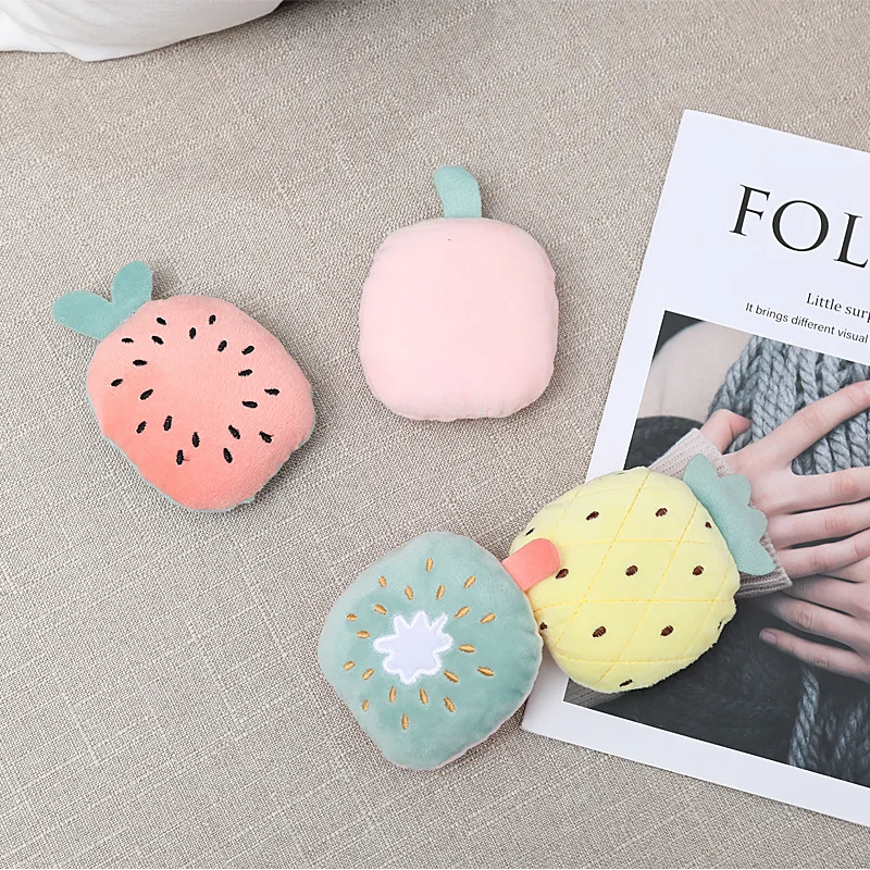 Игрушки для жевания со звуком щенков и собак фрукты овощи кактус морковка киви