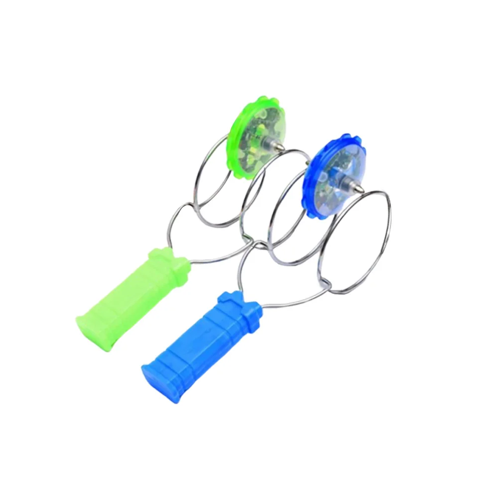 

2pcs Colorful Luminous Track Magnetic Gauge Gyro for Students Child Pupils Kids
