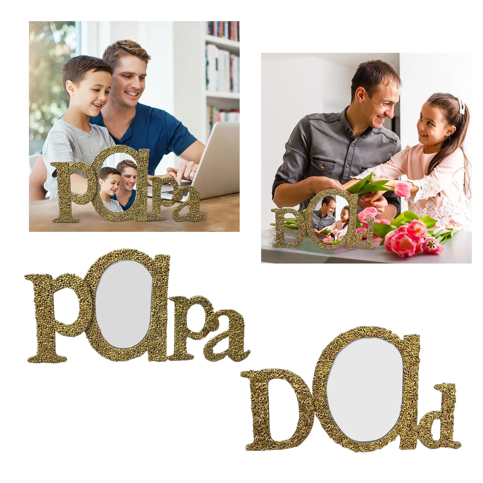 

Acrylic Dad Photo Dad Gift First For The Day Clip Frame Photo Of Fathers Day Home Decor Photo Clip Gift Day For The Frame Dad