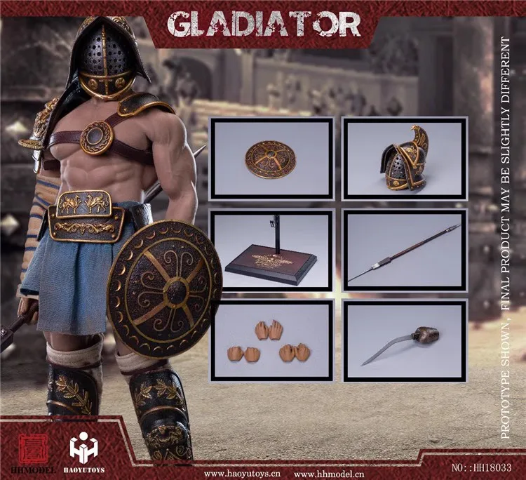 

HHMODEL x HAOYUTOYS 1/6 HH18033 Imperial Legion Hunting Ground Gladiator Full Set 12" Action Figure