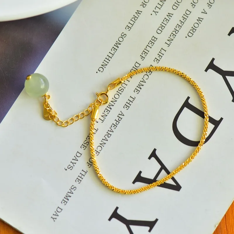 Hetian нефритовый инкрустированный браслет из бисера женская мода темпераментные