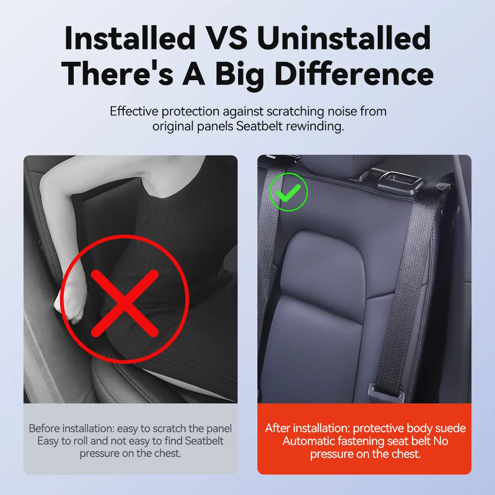 YZ для Tesla 2024 модель Y ограничитель ремня безопасности регулируемые зажимы