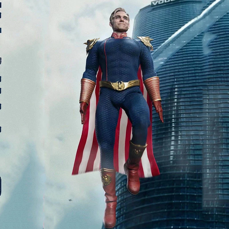 

In Stock Soosootoys SST026 1/6 Collectible John Lander Antony Starr Male Solider Action Figure Model With 3 Heads For Fans Gift