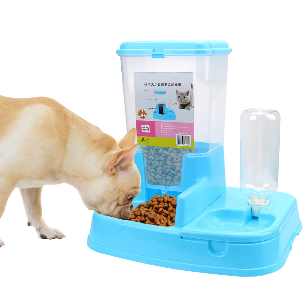 

Dog Cat Drinking Bowl 1 Set Large Capacity Dispenser For Dog Water Drinking Cat Feeding Pet Automatic Feeder Dog Supplies