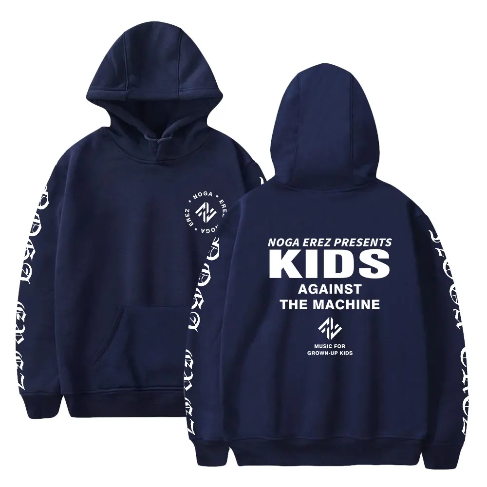 Noga Erez KIDS Against The Machine Толстовка с длинными рукавами Уличная одежда для женщин и