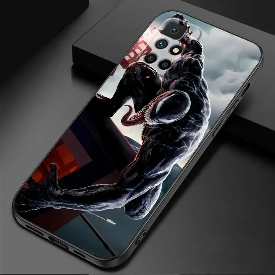 Marvel Venom Cool Cover Phone Case for Redmi Note 11 Pro 9 8 7 10S 12S 9S 11S 10 12 9T 8T 13 TPU Soft Shell