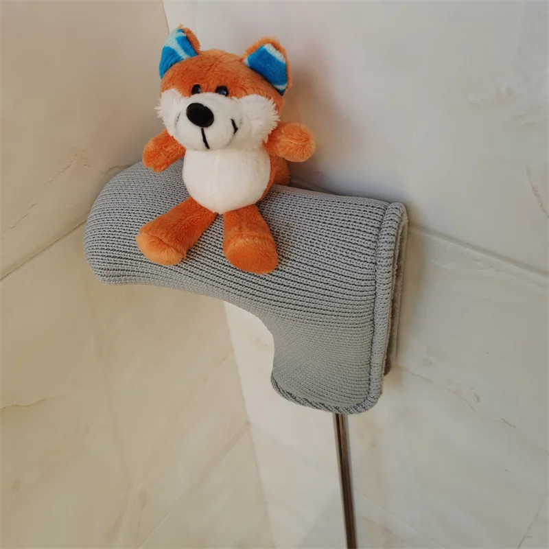 

Handmade Fox golf putter head cover top plush magnetic golf putter headcover drop shipping