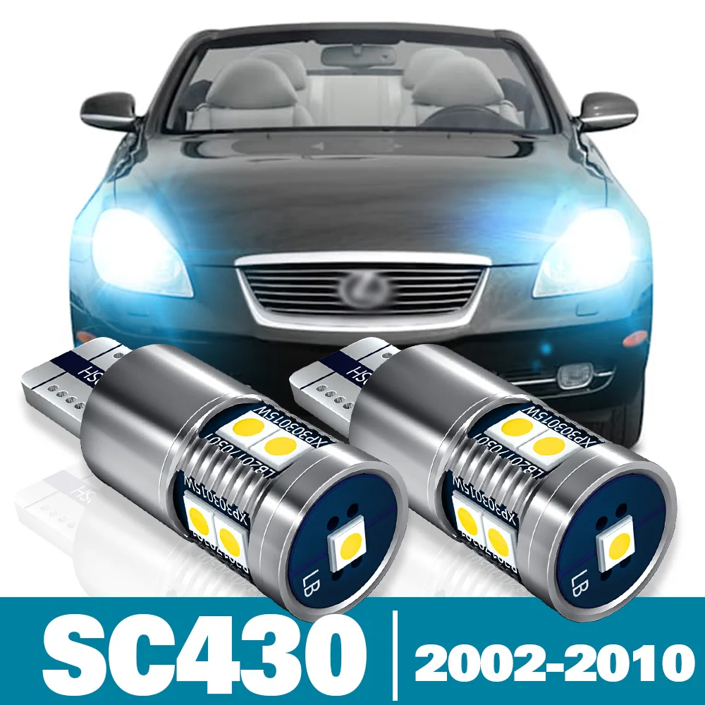 2pcs LED Parking Light For Lexus SC430 Accessories 2002 2003 2004 2005 2006 2007 2008 2009 2010 Clearance Lamp
