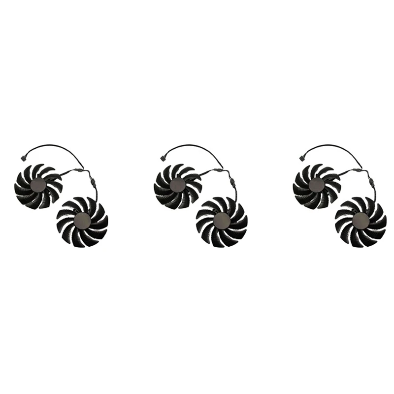 

88Mm GPU Cooler Graphics Card Fan For REDEON AORUS RX580/570 GIGABYTE GV-RX570 AORUS GV-RX580AORUS(6 PCS)