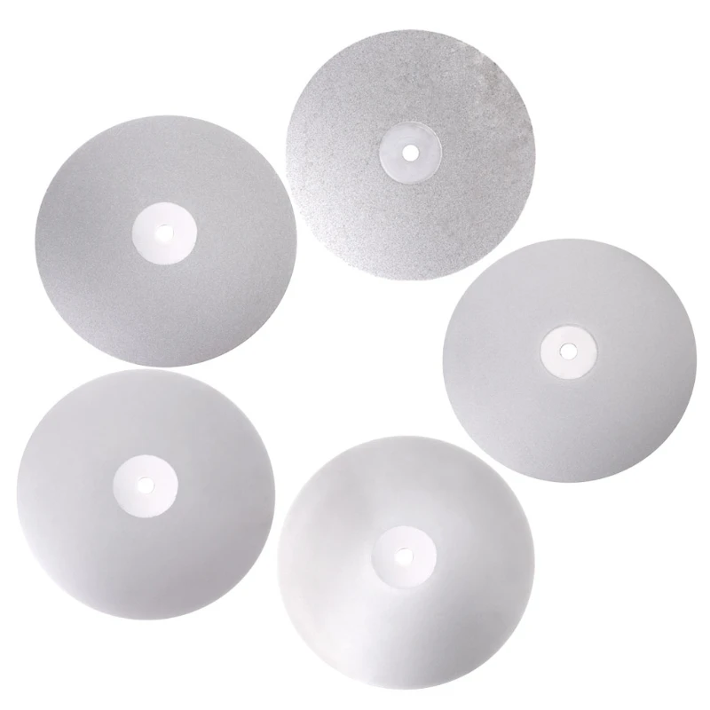 

8Inch Grit 80-3000 Diamond Coated Flat Lap Wheel Jewelry Polishing Grinding Disc