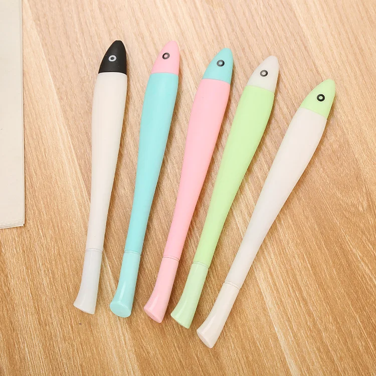

Creative Stationery Cartoon Mermaid Modeling Ballpoint Pen Color Pen Colorful Plating Tail School Supplies Fish Gradient