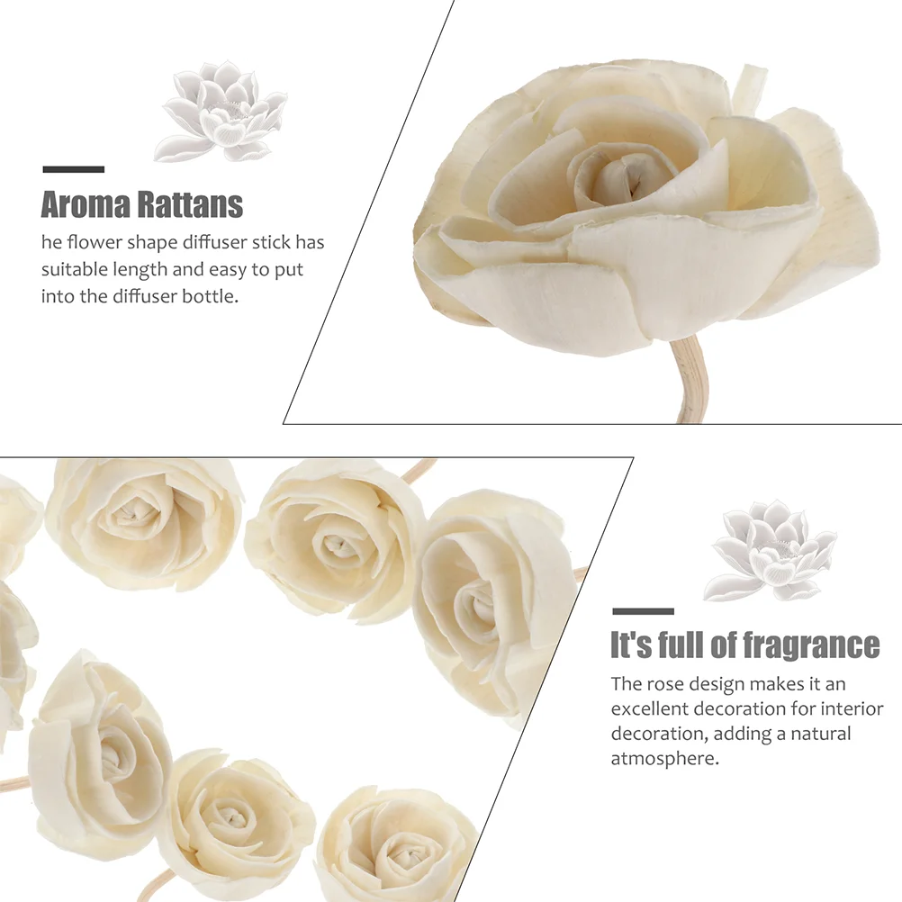 9 шт. бытовой диффузор из ротанга для ароматерапии палочки лаванды трости