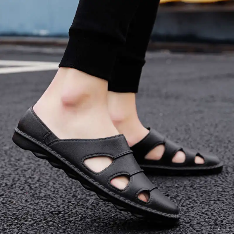 

Zipper Man Sandal Size 47 Platform Flip Flops 2021 Hardloop Schoenen Men's Casual Shoes Summer Slip-Ons Clog Slip-On Tennis Gym