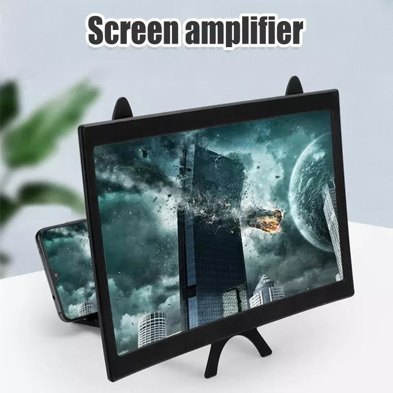 

Mobile Phone Screen Amplifier Desktop Phone Screen Amplifier Portable Holder Stand Screen Enlarger Projector For Any Smartphone