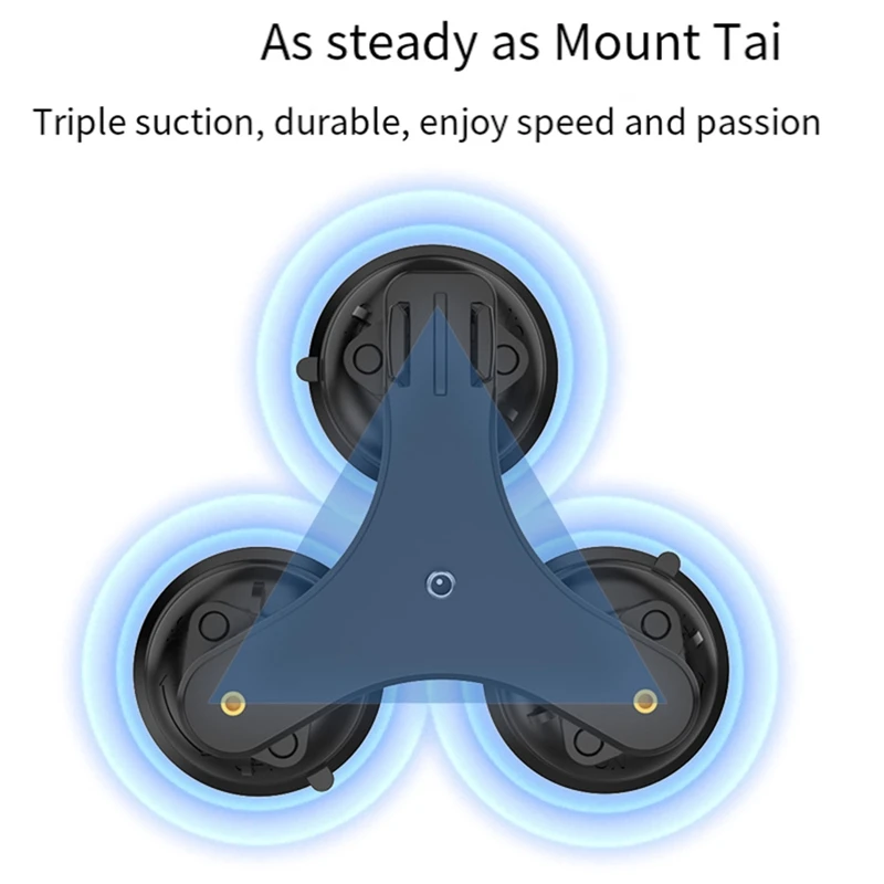 1 дюймовое крепление с шаровой головкой тройная Поворотная присоска