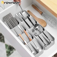 cutlery storage box tray knife holder tableware organizer spoon fork drawer storage box plastic container knife block holder