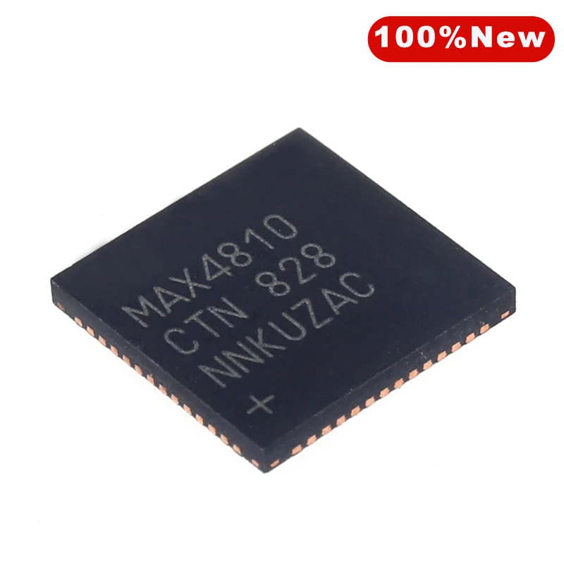 

1PCS MAX4810CTN MAX4810 MAX4810CTN+T QFN-56 Timers & Support Products Dual, Unipolar/Bipolar, High-Voltage Digital Pulsers
