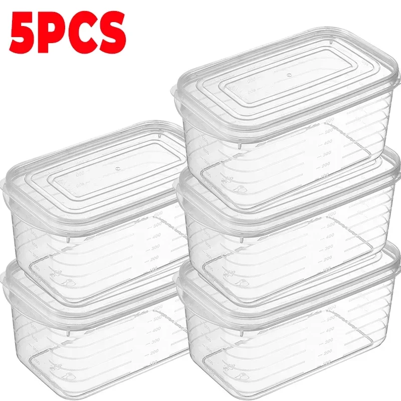 

Прозрачные пластиковые контейнеры для хранения в холодильнике