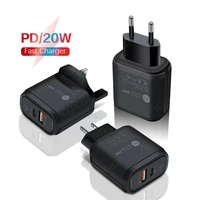 pd 20w usb charger qc3 0 fast charging for iphone 12 11 pro max xiaomi 10 samsung oneplus universal adapter mobile phone charger