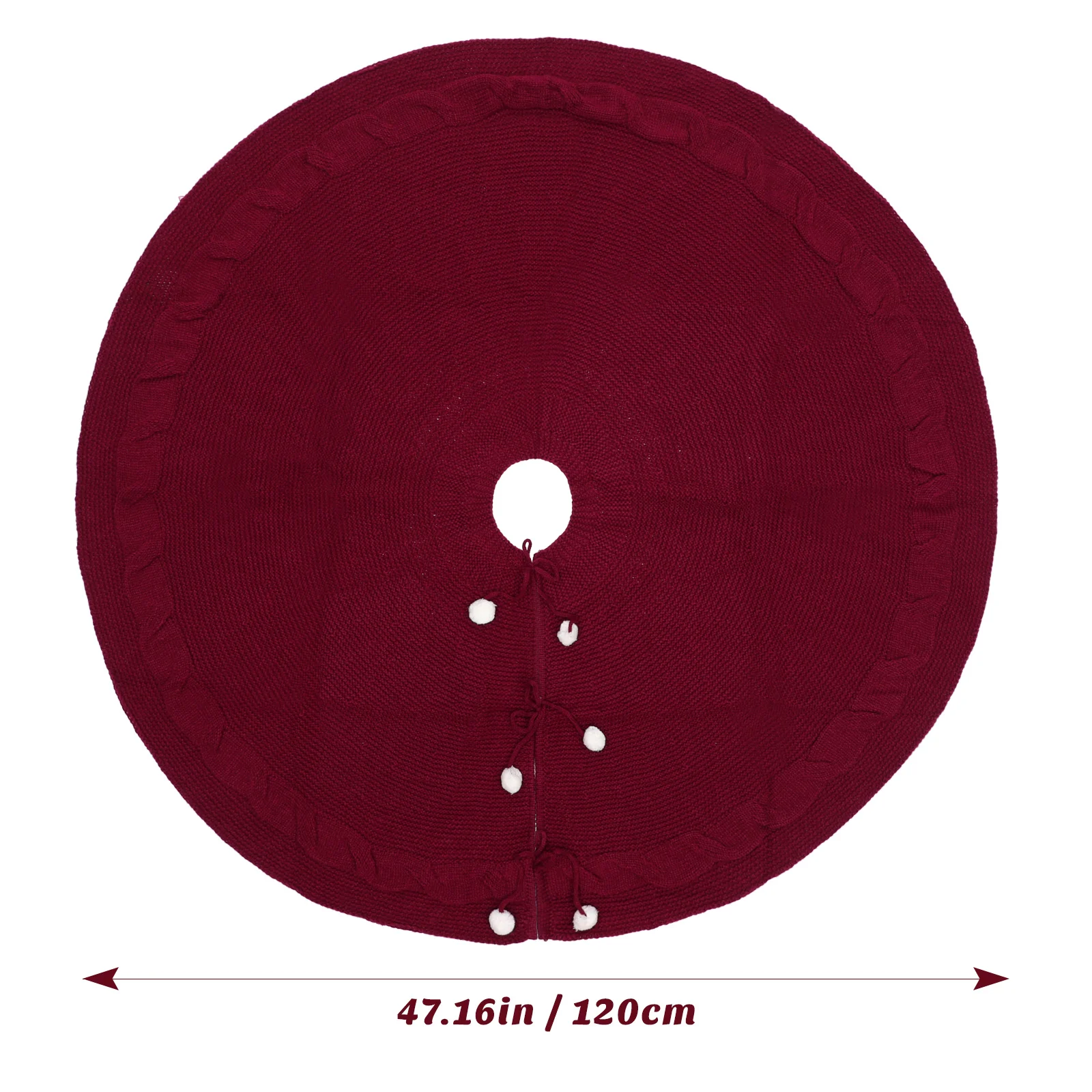 1 шт. платье для рождественской елки имитация вязаной шерсти юбка нетканый фартук