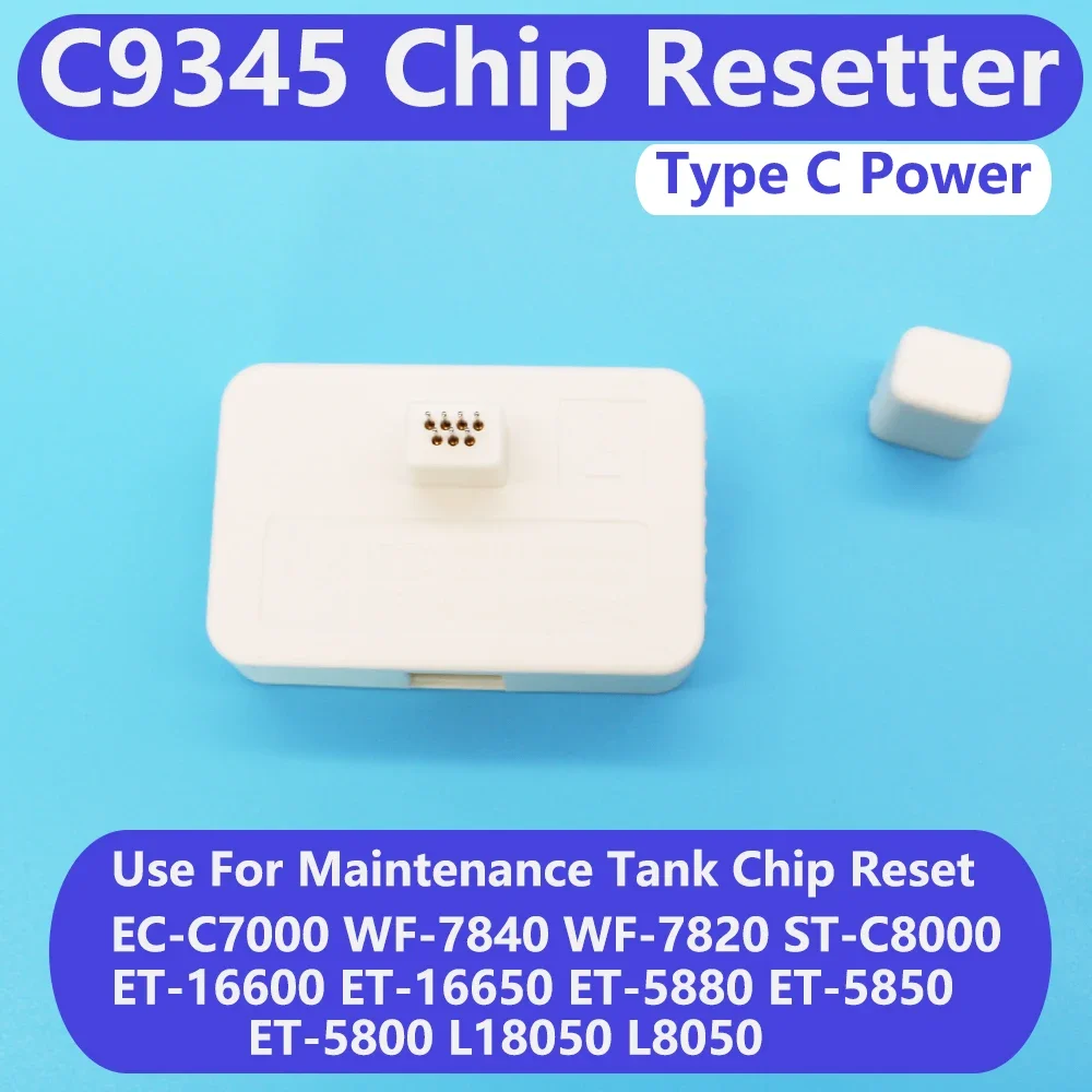 L18050 L8050 Сброс коробки обслуживания C9345 для Epson Чип сброса бака принтера L8188 8550 16600